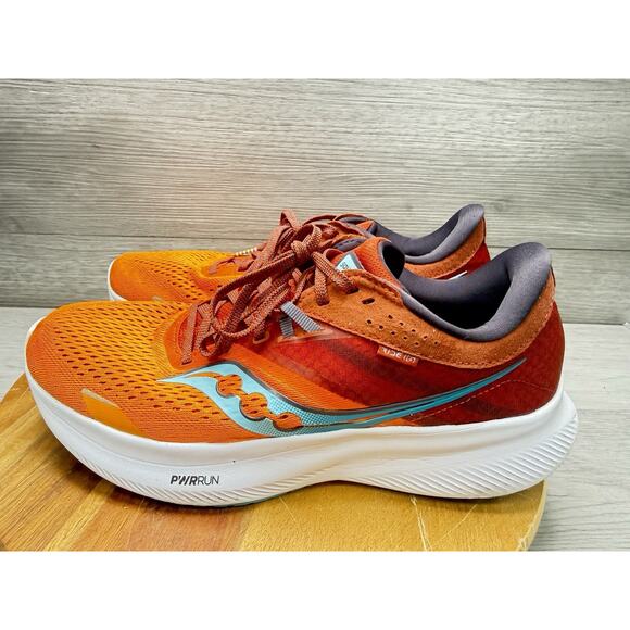 Saucony Men\'s Ride 16 Marigold/Lava Running Shoes S20830-25 Size 9 main image 7